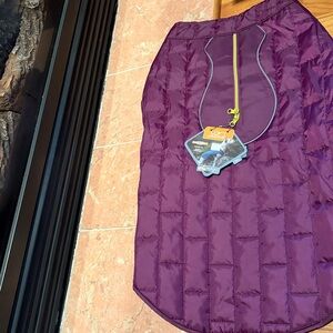 Cozy Purple Winter Dog Jacket Size XL